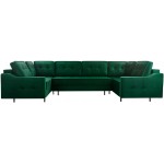 Γωνιακός καναπές Akita U-Prasino