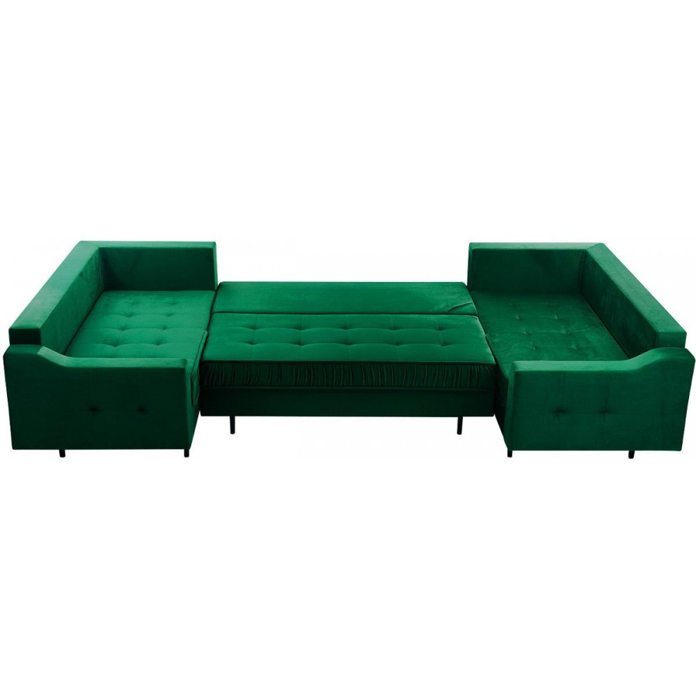 Γωνιακός καναπές Akita U-Prasino