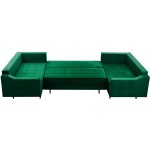 Γωνιακός καναπές Akita U-Prasino