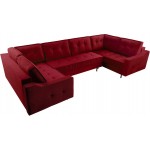 Γωνιακός καναπές Akita U-Mporntw