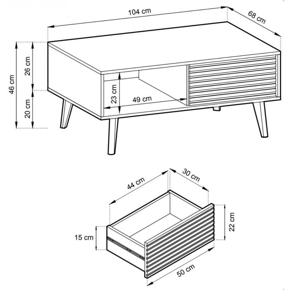Τραπεζάκι σαλονιού Willy