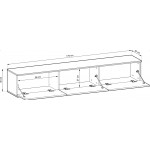 Έπιπλο τηλεόρασης Loro Plus I-Leuko