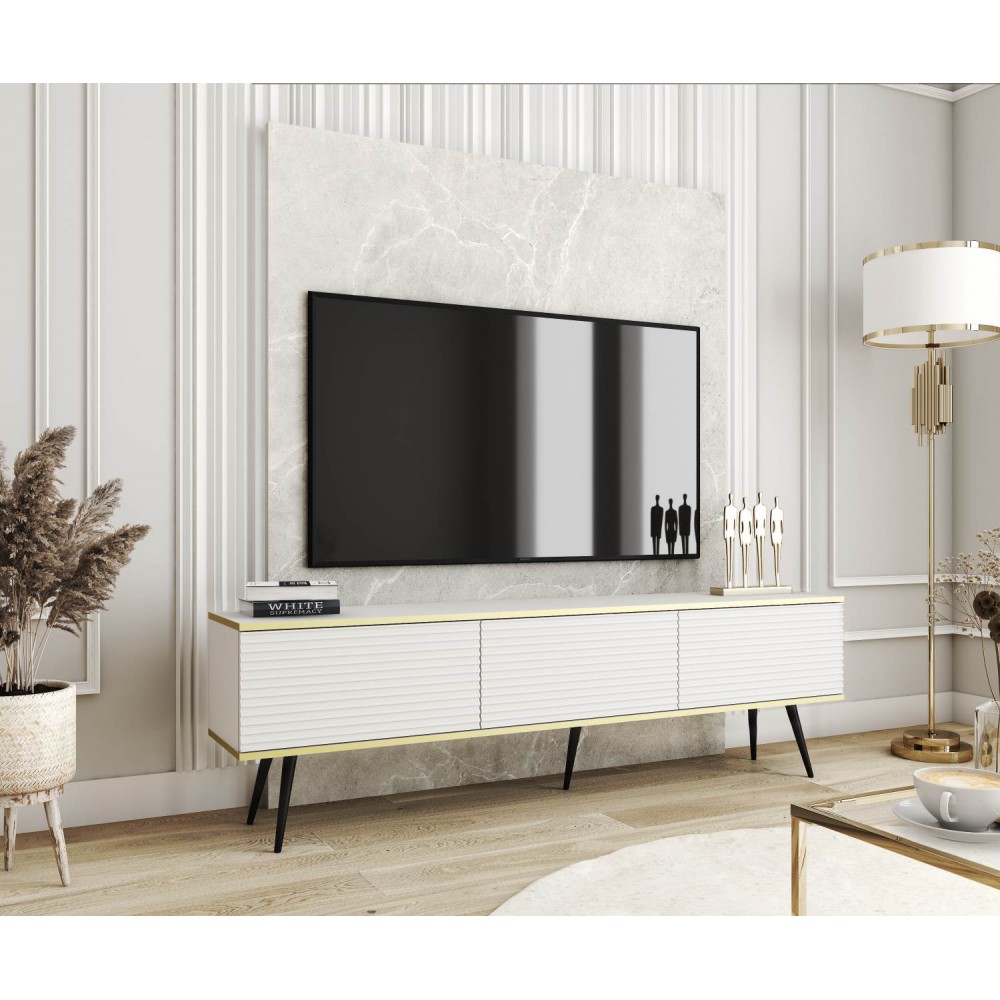 Έπιπλο τηλεόρασης Loro Plus II-Leuko