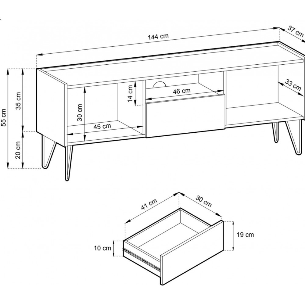 Έπιπλο τηλεόρασης Armony