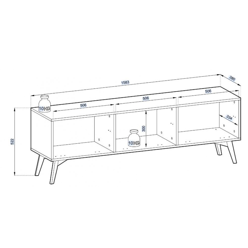 Έπιπλο τηλεόρασης Ernest-Mpez