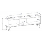 Έπιπλο τηλεόρασης Ernest-Mpez