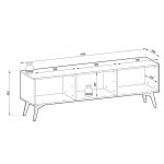 Έπιπλο τηλεόρασης Ernest-Menta