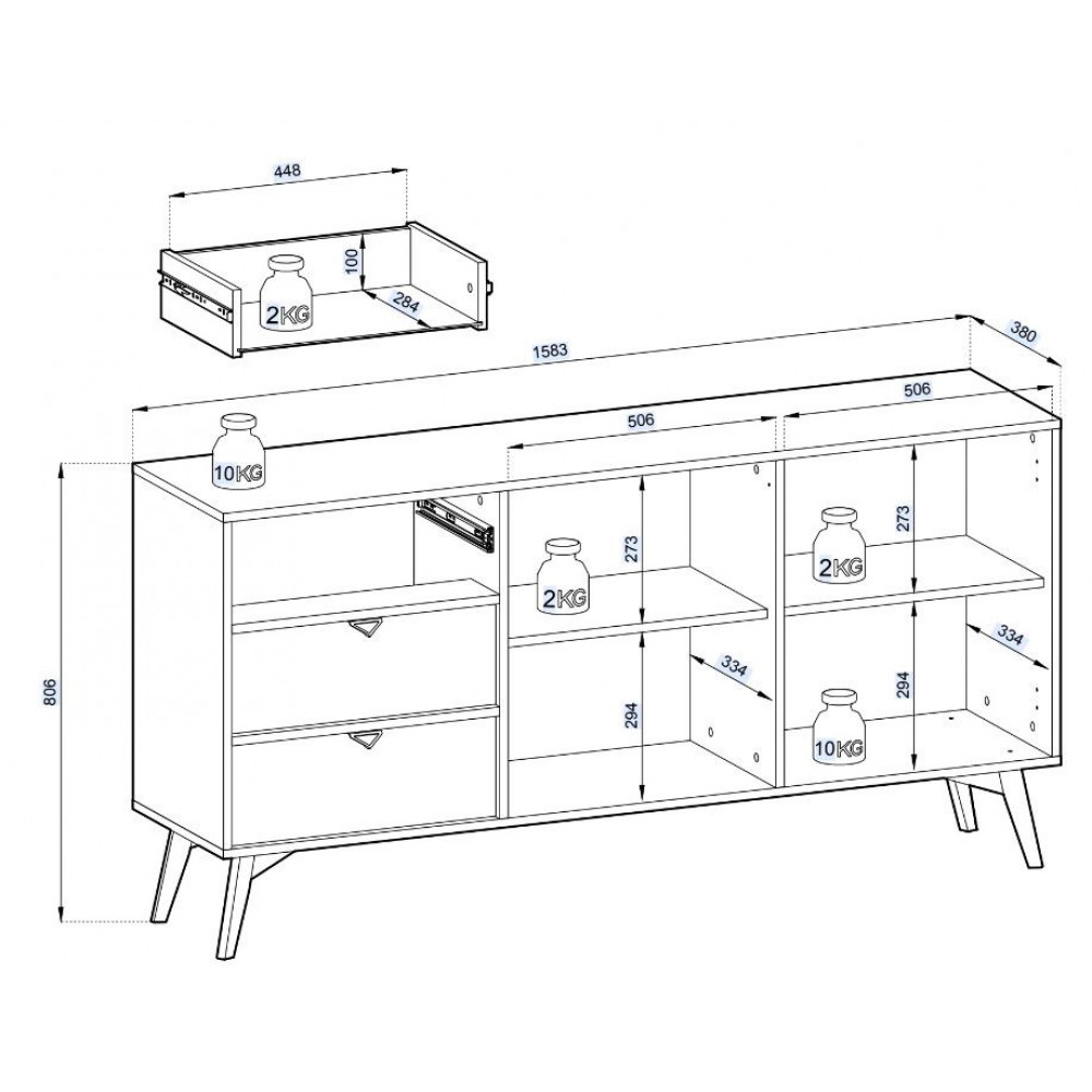 Μπουφές Ernest Plus-Mpez