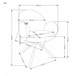 Καρέκλα Teddy-Mpez