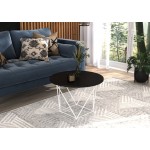 Τραπεζάκι σαλονιού Sofy round-Leuko-Mauro 55x55x37