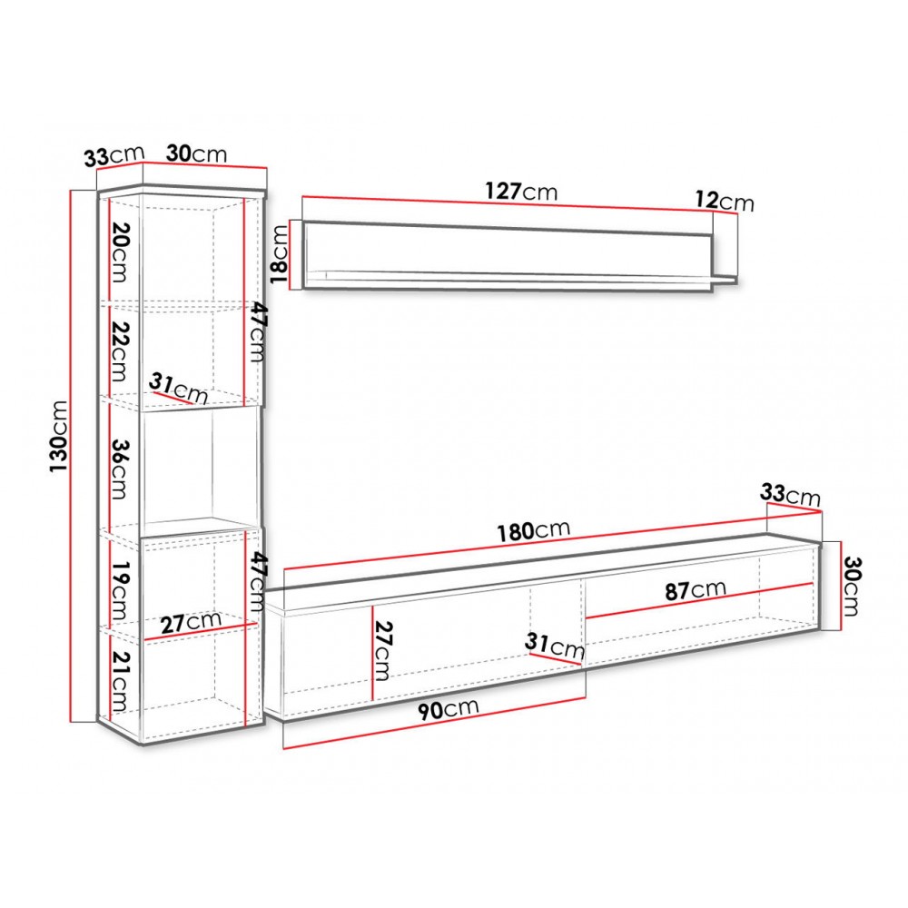 Σύνθετο σαλονιού Paris