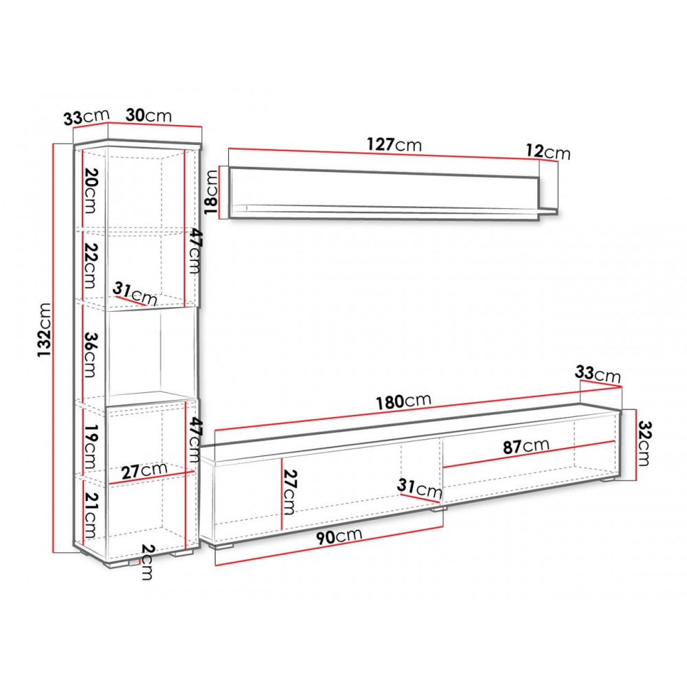 Σύνθετο σαλονιού Paris