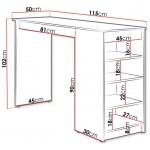 Τραπέζι μπαρ Zotino-Mauro