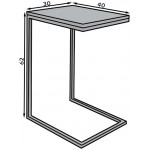 Βοηθητικό τραπεζάκι Peso 40x30x62