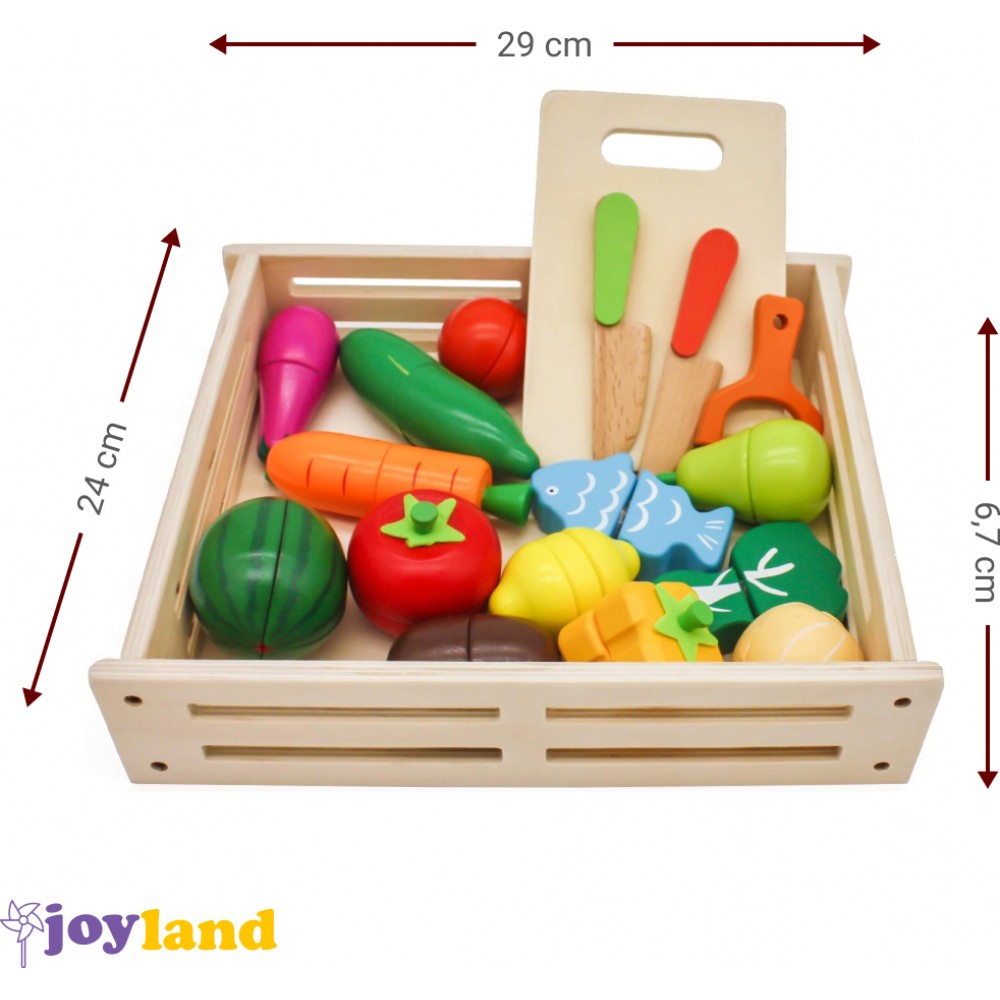 Παιδικό καλάθι με φρούτα και λαχανικά Joyland Garden