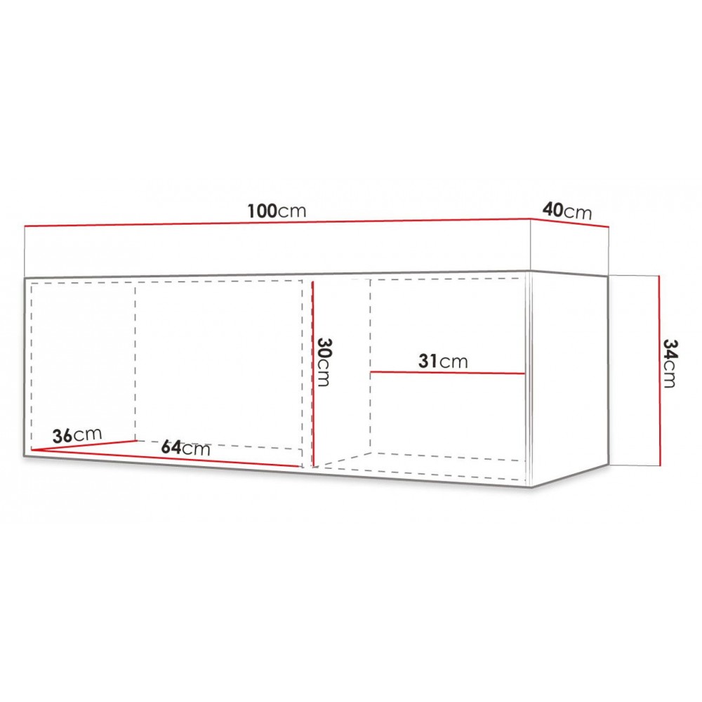 Έπιπλο τηλεόρασης Kansas mini-Leuko