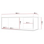 Έπιπλο τηλεόρασης Kansas mini-Leuko