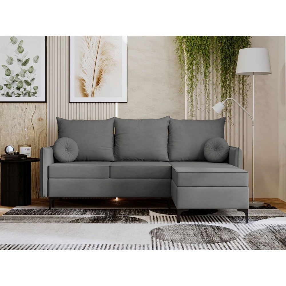 Γωνιακός καναπές Leon L-Gkri-Δεξιά