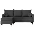 Γωνιακός καναπές Leon L-Gkri Skouro-Αριστερή