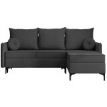 Γωνιακός καναπές Leon L-Gkri Skouro-Δεξιά