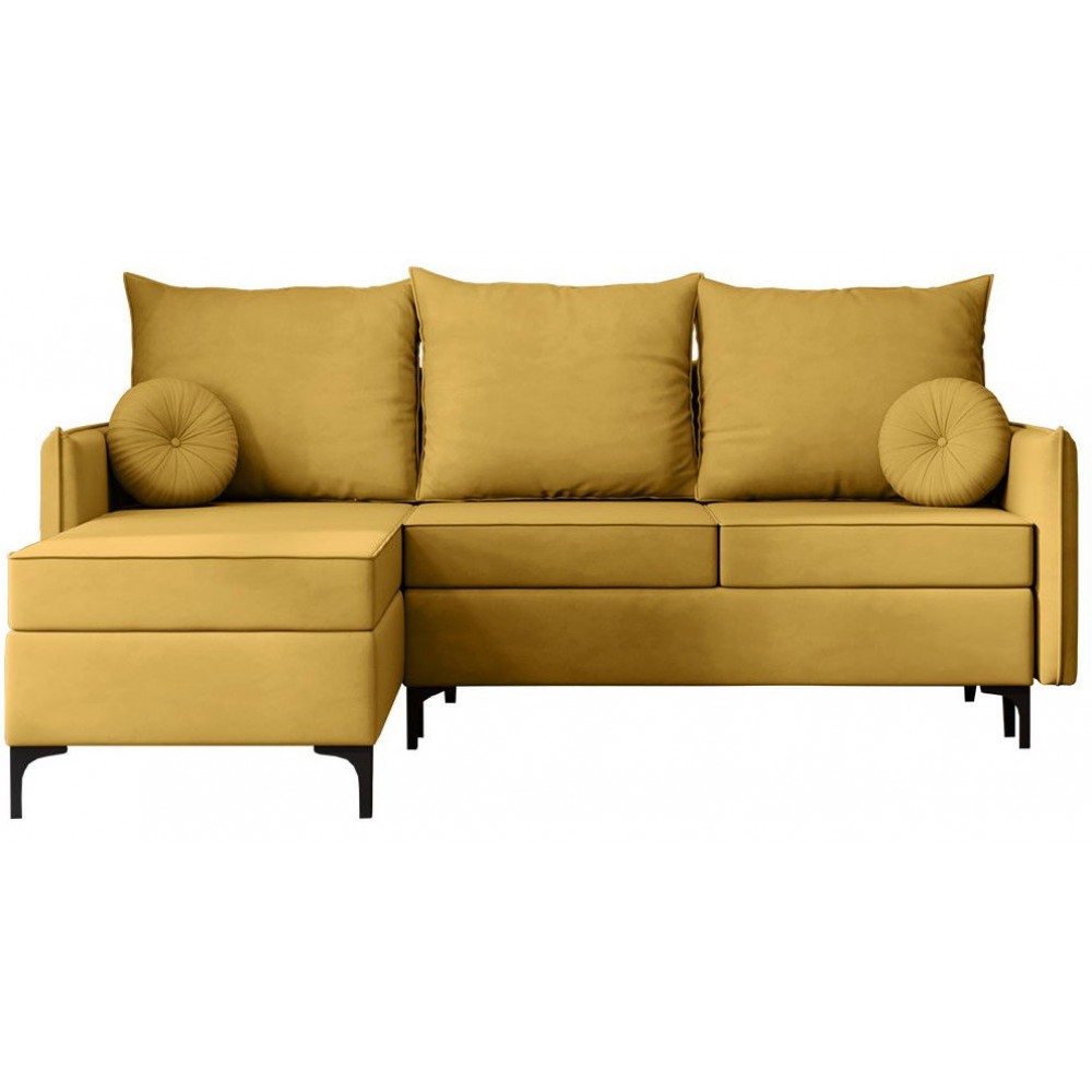 Γωνιακός καναπές Leon L-Kitrino-Αριστερή