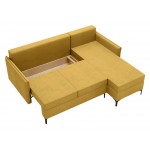 Γωνιακός καναπές Leon L-Kitrino-Δεξιά