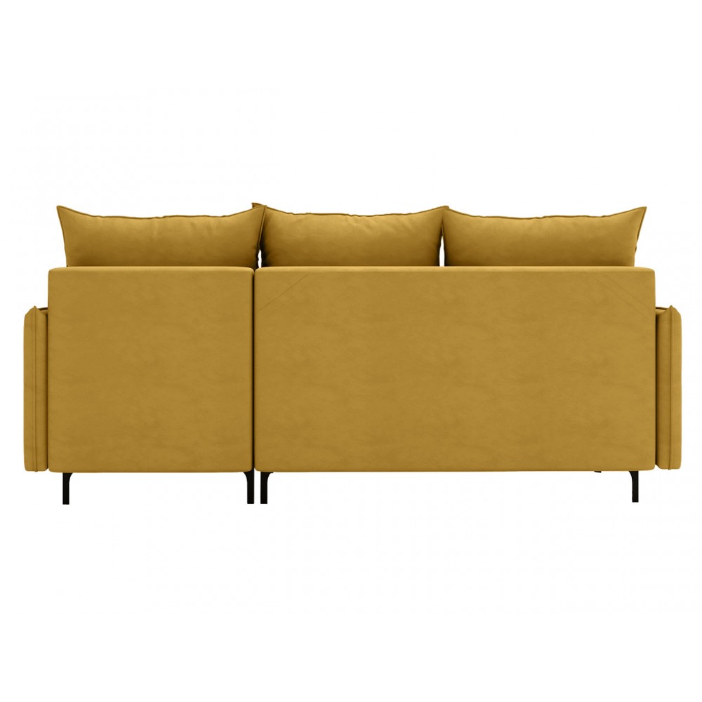 Γωνιακός καναπές Leon L-Kitrino-Δεξιά