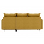 Γωνιακός καναπές Leon L-Kitrino-Δεξιά