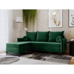 Γωνιακός καναπές Leon L-Prasino-Αριστερή