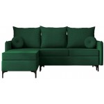 Γωνιακός καναπές Leon L-Prasino-Αριστερή