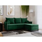 Γωνιακός καναπές Leon L-Prasino-Δεξιά