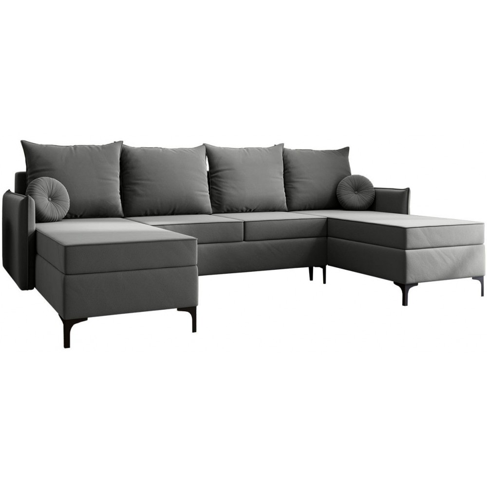 Γωνιακός καναπές Leon U-Gkri