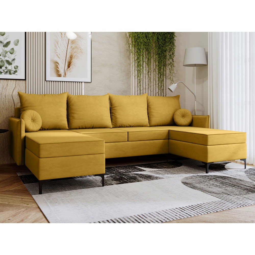 Γωνιακός καναπές Leon U-Kitrino