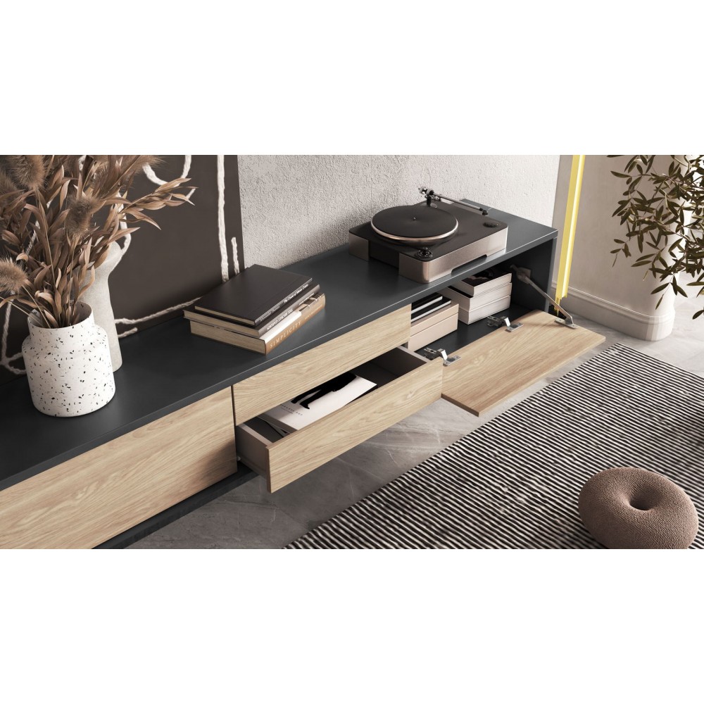 Έπιπλο τηλεόρασης Jennifer 2F2D-Anthraki - Fusiko