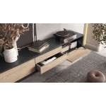 Έπιπλο τηλεόρασης Jennifer 2F2D-Anthraki - Fusiko