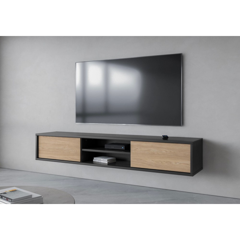 Έπιπλο τηλεόρασης Jennifer 2F-Anthraki - Fusiko