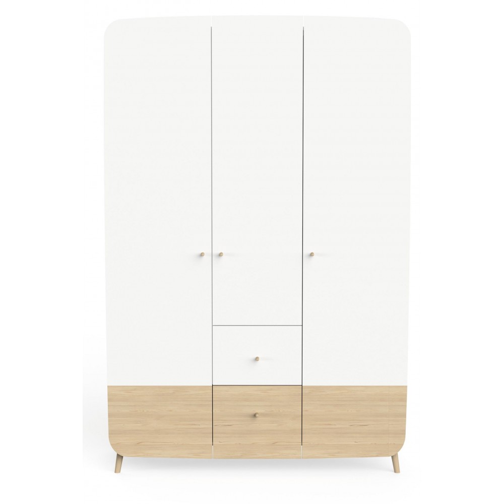 Ντουλάπα Firma τρίφυλλη-Leuko