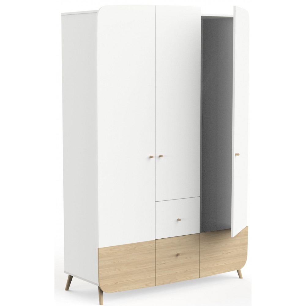 Ντουλάπα Firma τρίφυλλη-Leuko