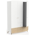 Ντουλάπα Firma τρίφυλλη-Leuko