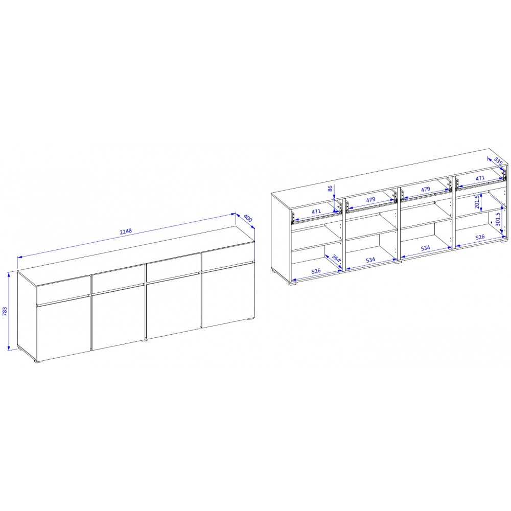 Μπουφές Orwell I-Fusiko