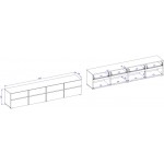 Έπιπλο τηλεόρασης Orwell I-Leuko