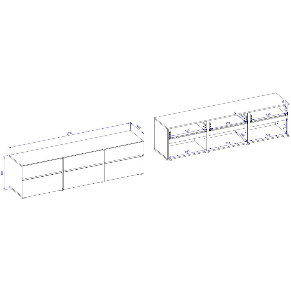 Έπιπλο τηλεόρασης Orwell II-Fusiko