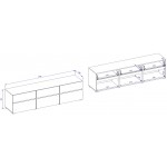 Έπιπλο τηλεόρασης Orwell II-Fusiko