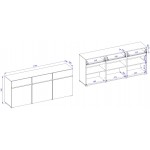 Μπουφές Orwell II-Fusiko