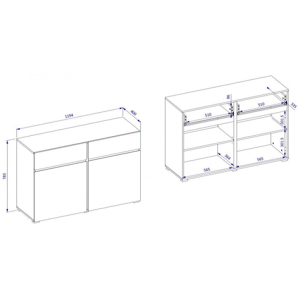 Μπουφές Orwell III-Mpez