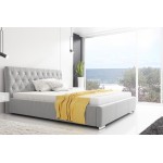 Επενδυμένο κρεβάτι Toro-Gkri Anoixto-180 x 200