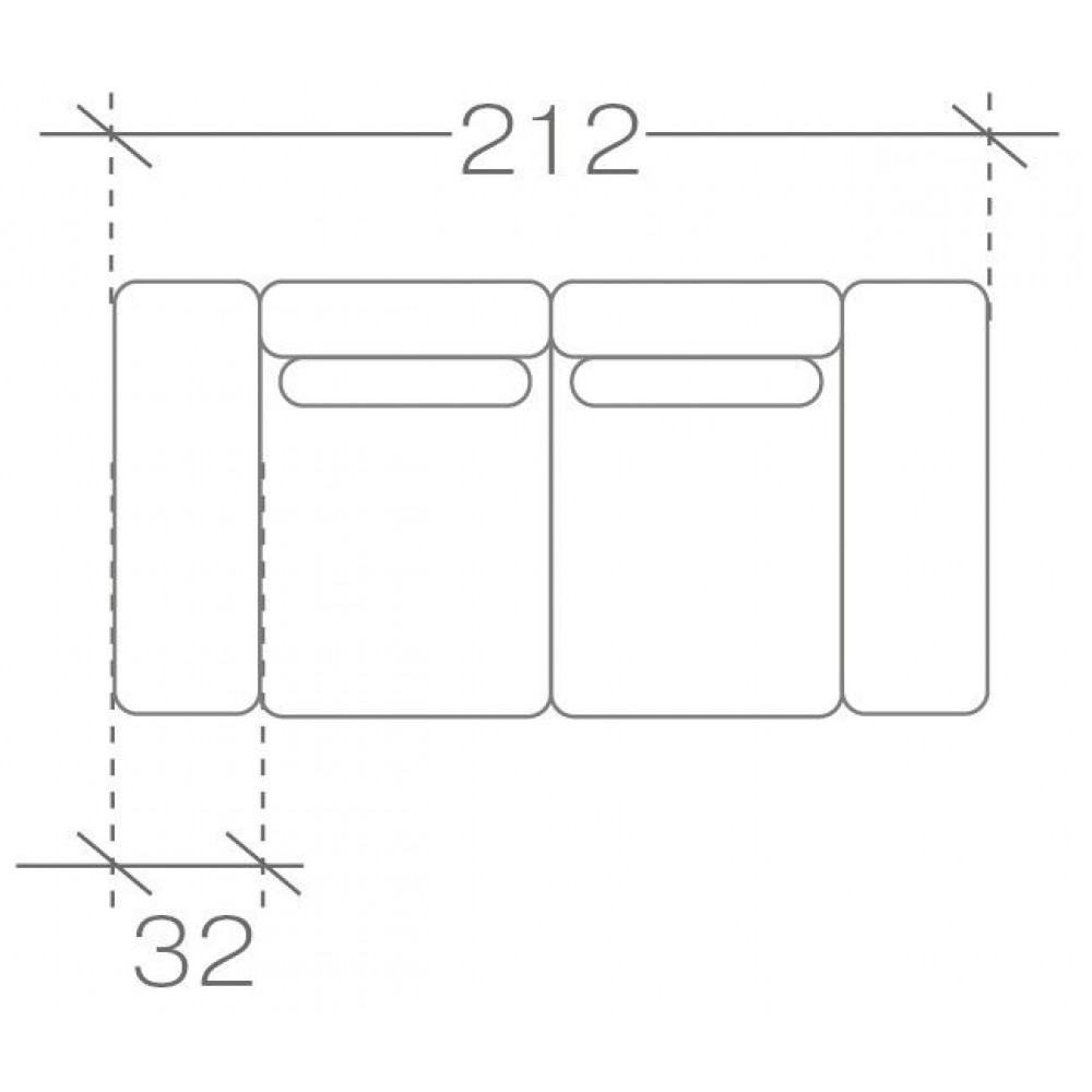 Καναπές Civil διθέσιος