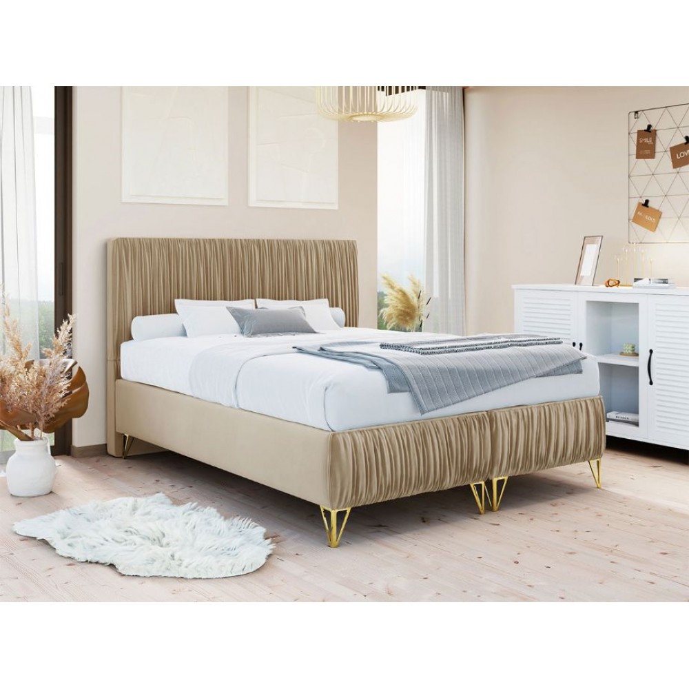 Επενδυμένο κρεβάτι Mars-Ekrou-180 x 200