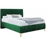 Επενδυμένο κρεβάτι Mars-Prasino-140 x 200