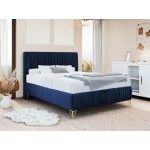 Επενδυμένο κρεβάτι Mars-Mple-140 x 200